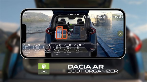 Dacia - csomagtartó-rendszerező