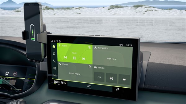 Dacia Jogger tartozékok - YouClip - indukciós vezeték nélküli töltő