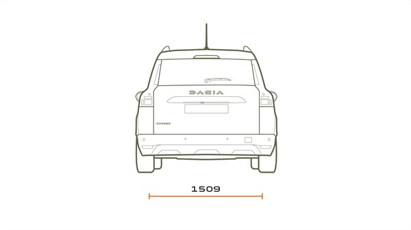 méretek - Dacia Jogger