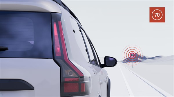 Dacia Jogger - táblákat felismerő sebességkorlátozó rendszer