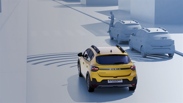 új Dacia modellkínálat - vezetéstámogató rendszerek, aktív vészfékező