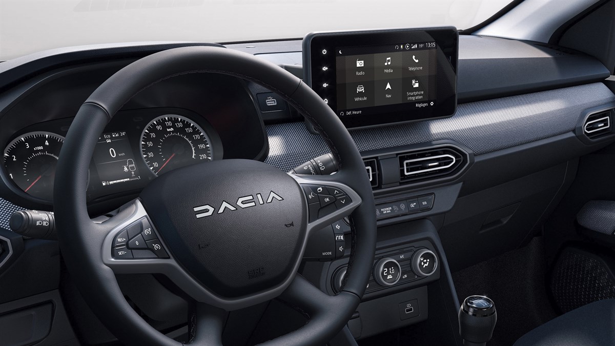Dacia Jogger - a 7 személyes családi autó - utastér, műszerfal