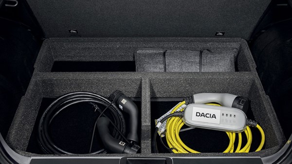 Új Dacia Spring – csomagtéri rendszerező