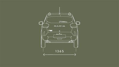 Az Új Dacia Spring méretei hátul