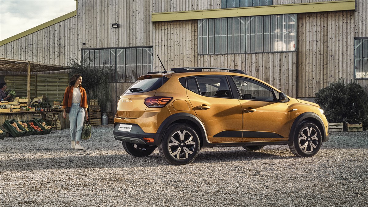 Sandero Stepway – crossover külső megjelenése, oldalról