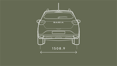 Hátsó Sandero Stepway méretek