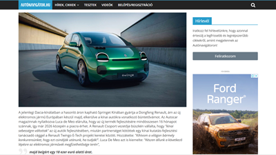 elektromos Dacia