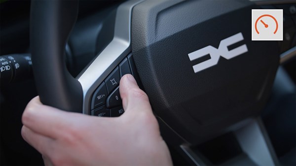 Dacia Bigster - Tempomat sebességszabályzó funkcióval